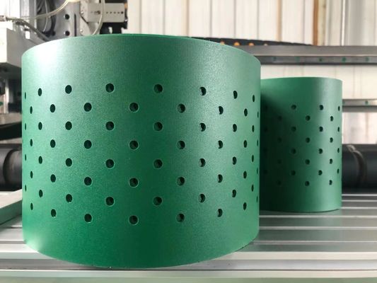ซื้อ สายพานลำเลียง Pvc สีเขียวเสียงรบกวนต่ำ Smooth Glossy online manufacture