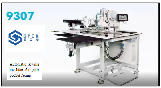 ซื้อ เครื่องเย็บอัตโนมัติสําหรับชิ้นส่วนกระเป๋าหน้าเครื่องเย็บพิเศษ online manufacture
