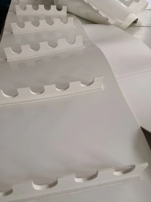 สายพานลำเลียงพีวีซีแบบไม่นำไฟฟ้า เบนซิน สมูท เคลือบเงา 2ply 3ply