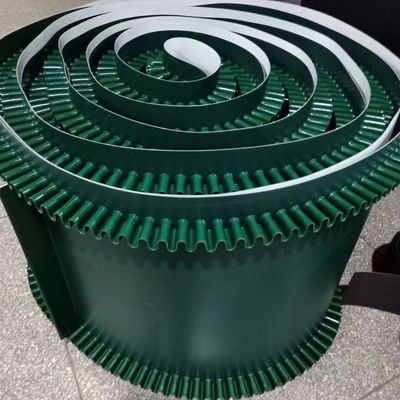Smooth Petrol Green Pvc Conveyor Belt สั่งทำพิเศษ 2ply 3ply