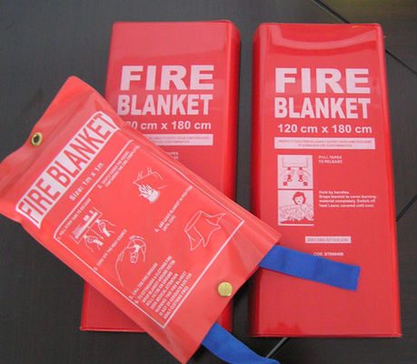 ฉนวนป้องกันไฟไหม้ไฟเบอร์กลาส Fire Blanket Safety Safety Fire Blanket